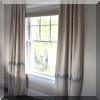 DN02. 2 Sets of custom curtains. 89”h 